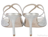 Jimmy Choo Anise 75 Platinum Ice Sandals