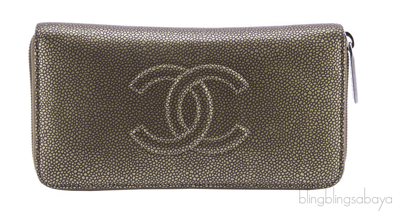 Caviar CC Zip Wallet