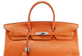 Birkin 40 Orange Taurillon Clem