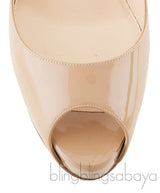 Nude Very Prive 120 Peep Toe Pump