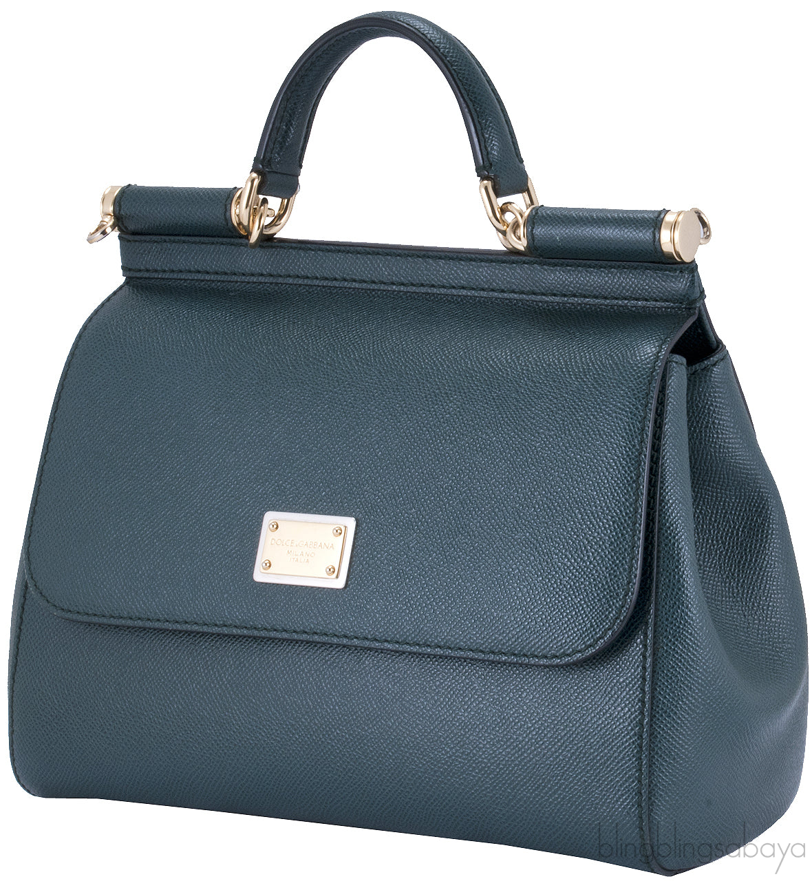 Miss Sicily Dauphine Medium Green Bag