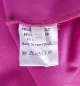 Fuchsia Pink Wrap Asymmetric Dress