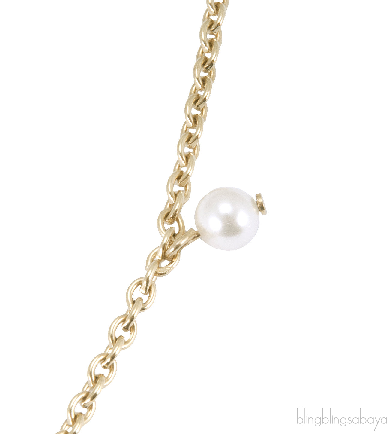 Flower Pearl Long Necklace