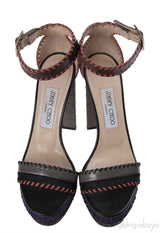 Jimmy Choo Multicolor Holly Intricate 120 Plaform Sandals
