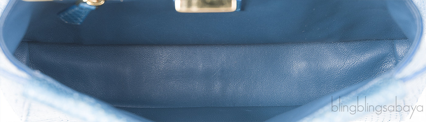 Blue Python Mini Peekaboo