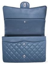 Maxi Jumbo Blue Tempete Flap Bag