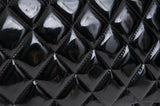Chanel Black Patent Maxi Double Flap Quilted Bag