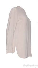 Nude Long Sleeve Shirt