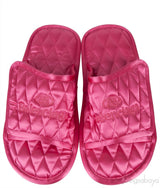 Home Quilted Satin Slides