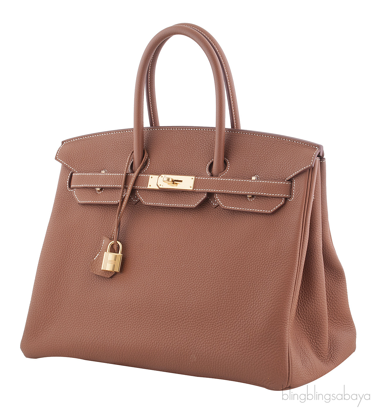 Birkin 35 Gold Togo GHW