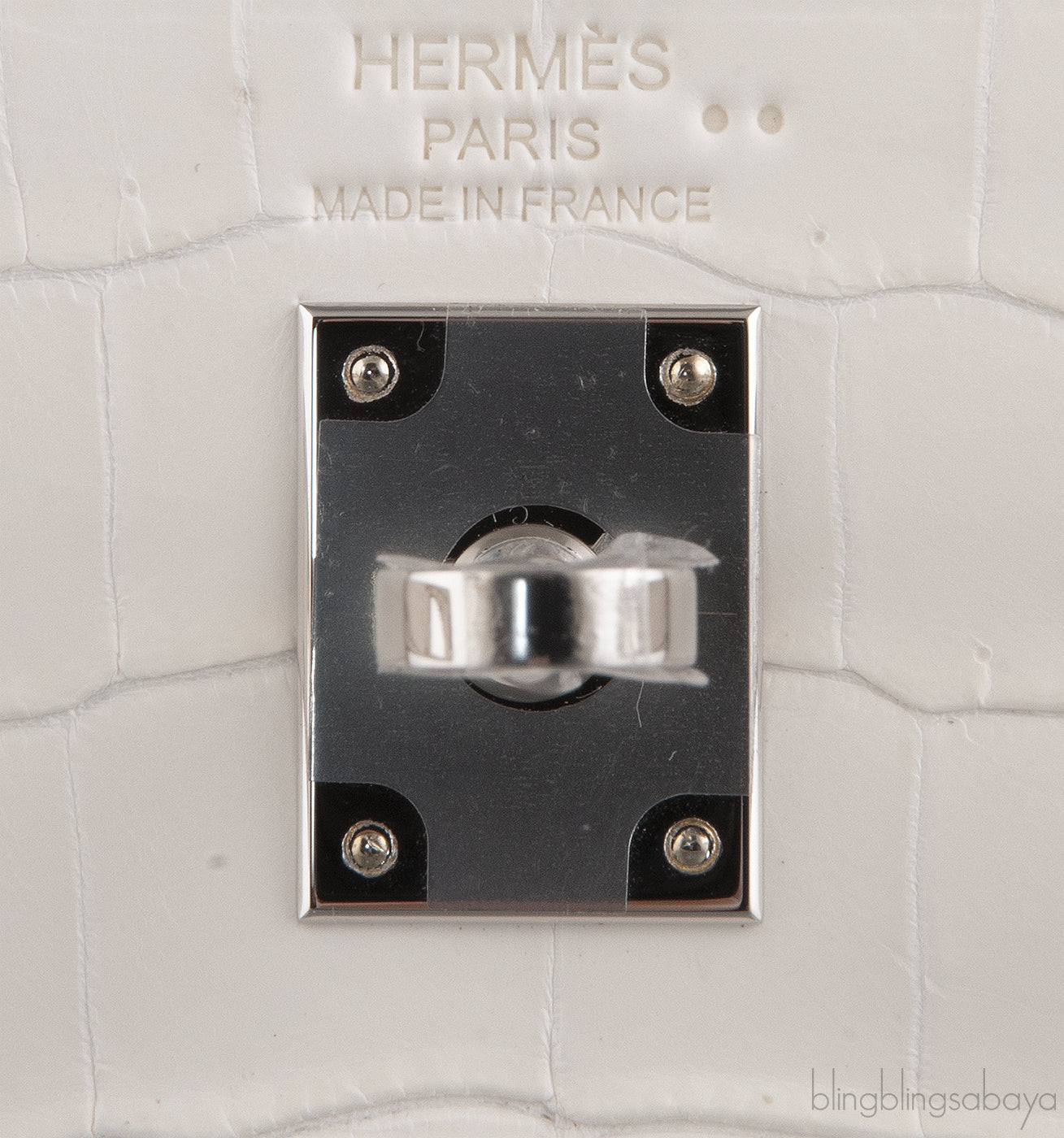 Hermès Kelly 25 Himalaya Niloticus Crocodile PHW
