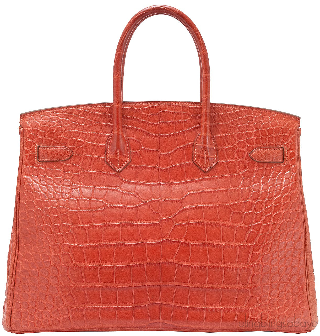 Birkin 35 Geranium Matte Crocodile