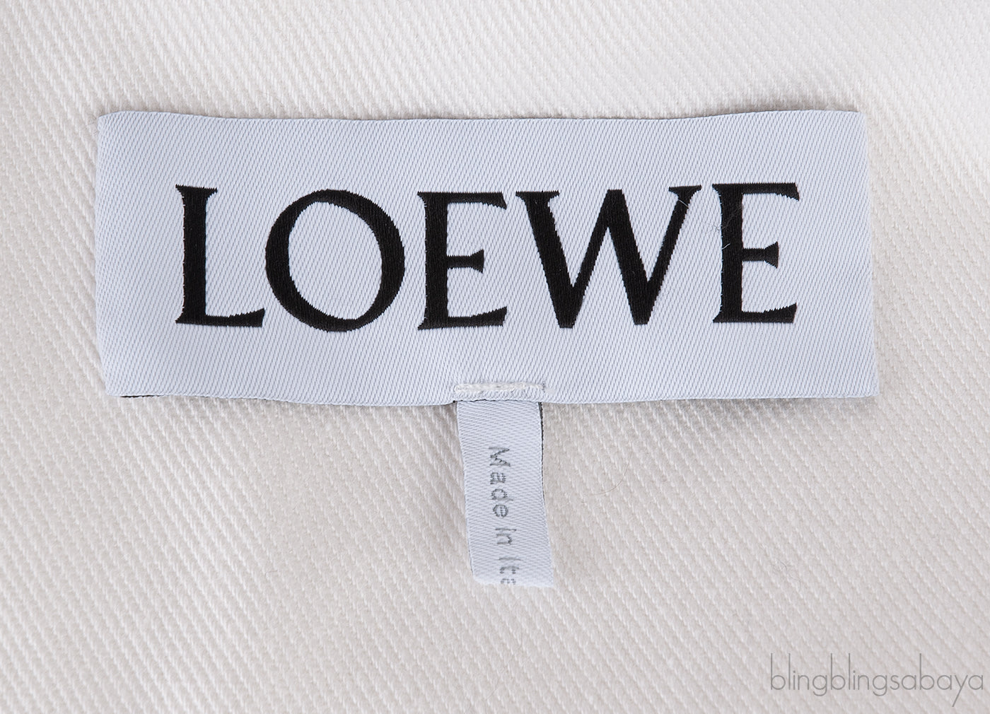 White Denim Cotton Jacket & Anagram Blanket Skirt