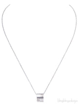 White Gold Icon Necklace
