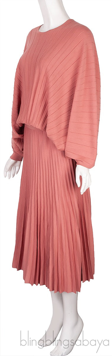 Pleated Oversize Top & Skirt
