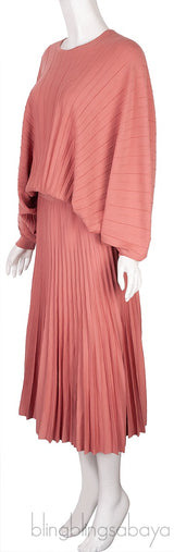 Pleated Oversize Top & Skirt