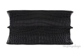 Maxime Black Crocodile Bag