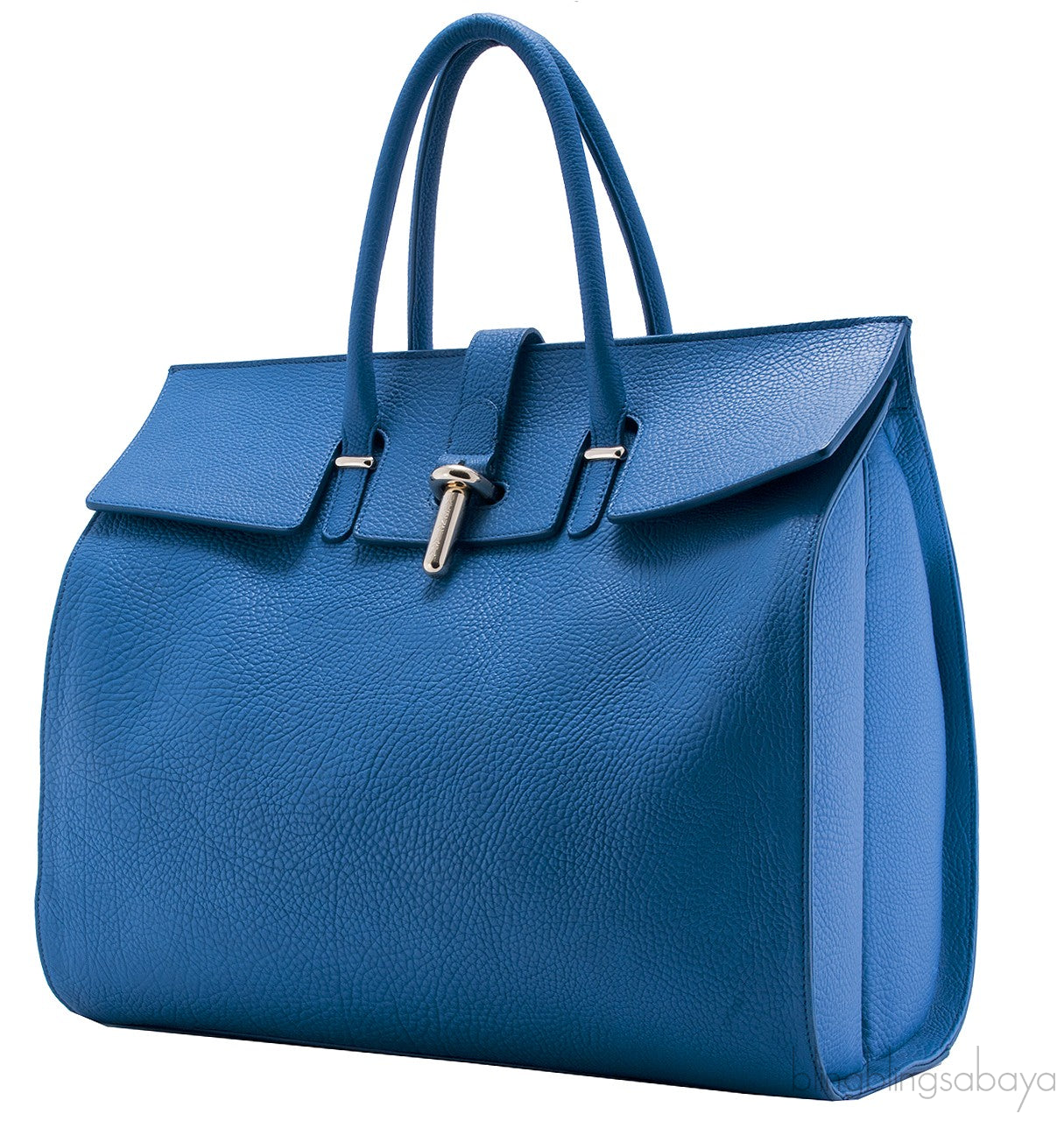 Blue Round Tube Bag