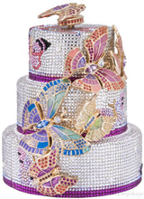Butterfly Cake Minaudiere Clutch