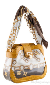 Legend Chain Monogram Silk Bag