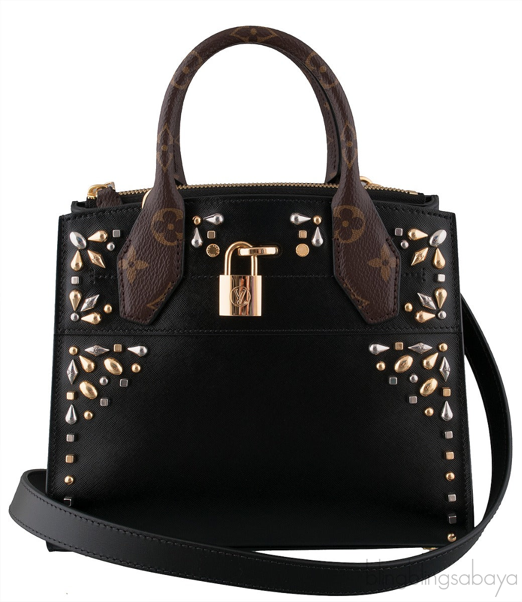 City Steamer Bead Embellished Mini Bag
