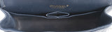 Classic Midnight Blue Medium Double Flap Bag GHW