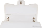 White Jumbo Flap Bag