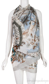 Aloha Cotton Printed Shawl