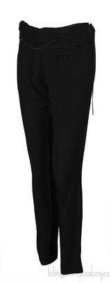 Iro Black Chain Embellished Trouser