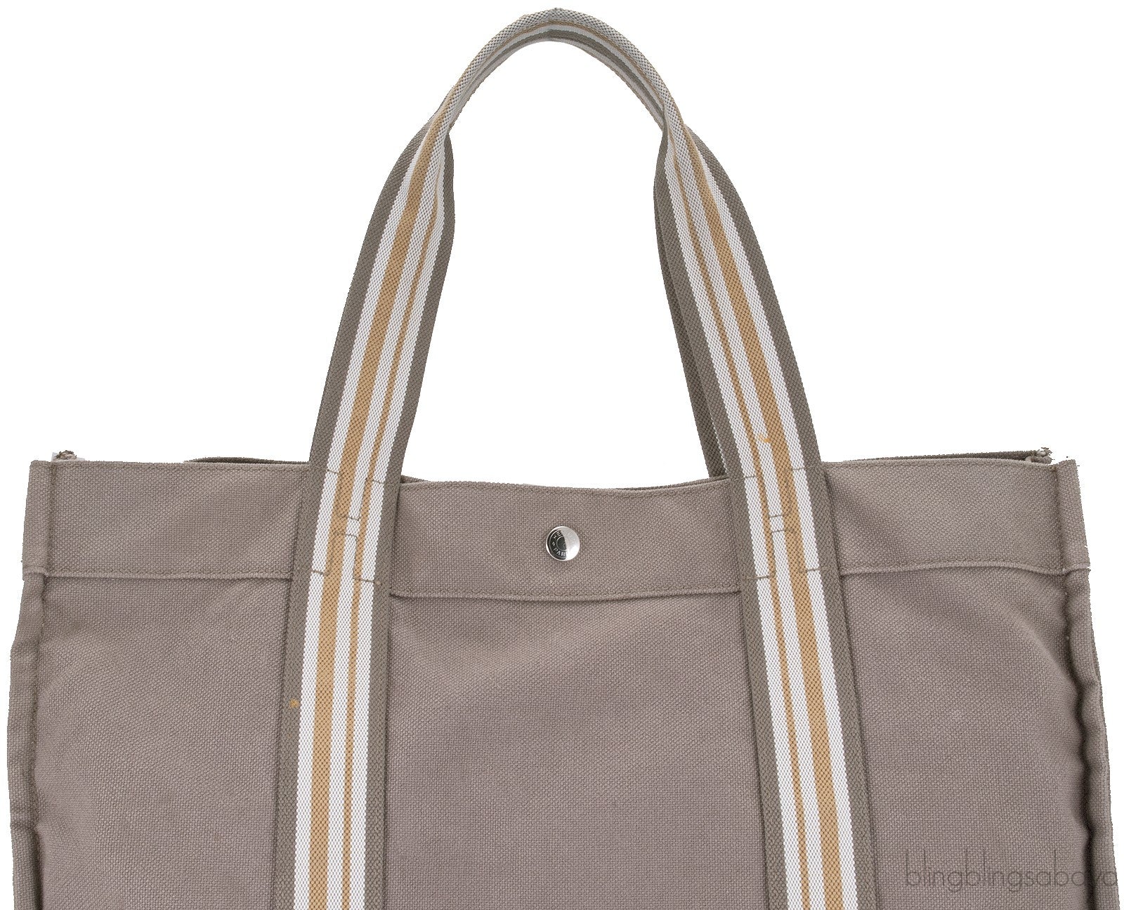 Brown Cotton Canvas Tote
