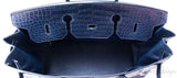 Birkin 40 Blue Abysse Matte Croco