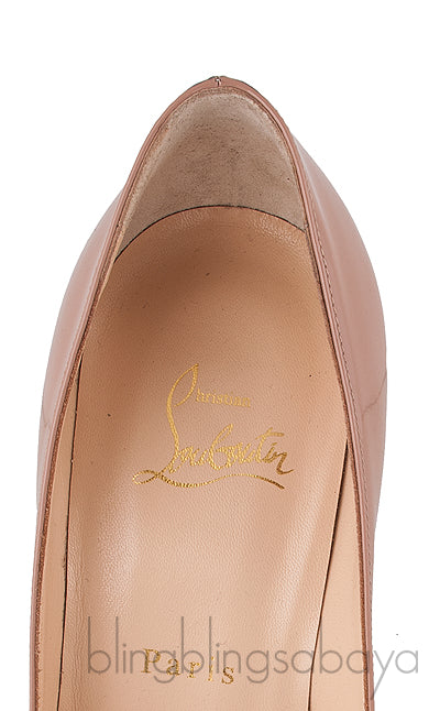 So Kate Nude Patent Pointed Toe