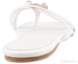 Corfou White Slip-on Sandals
