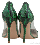 Green Python Plexi Pumps