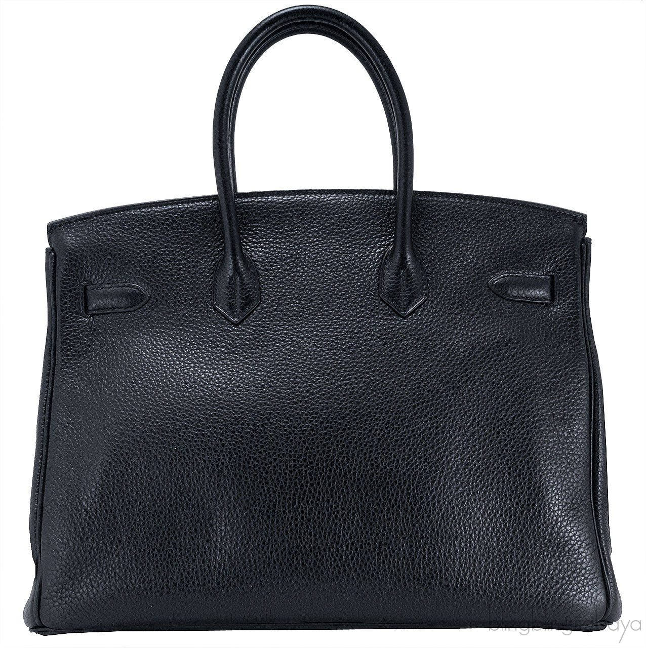 Birkin 35 Black Taurillon Clem PHW