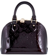 Alma BB Monogram Vernis Amarante