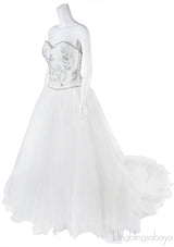 Tube Ball Wedding Gown