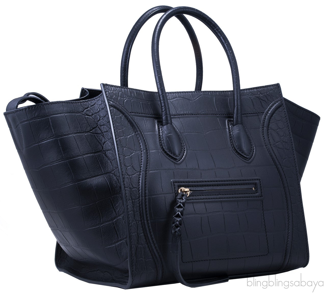 Phantom Black Croco Print