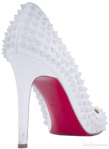 Pigalle Spikes 100 White Pump