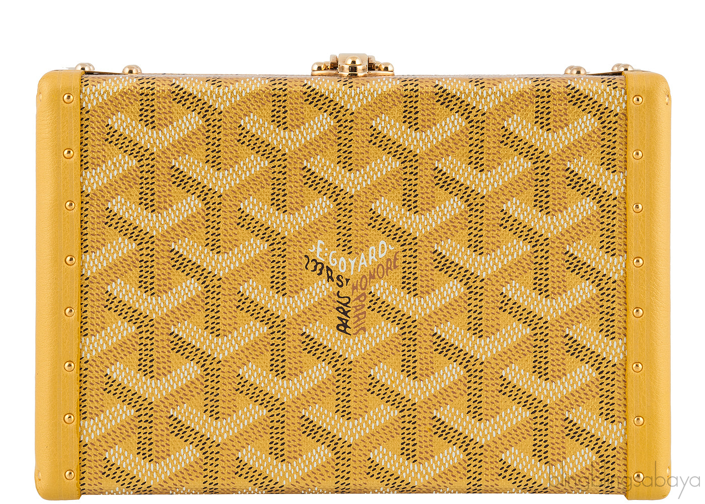 Mini Minaudiere Trunk Yellow