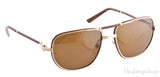 Brown 140 Gold Sunglasses