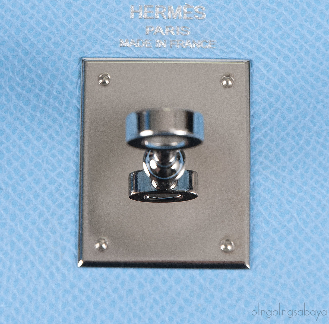 Hermès Kelly 28 Retourne Blue Celeste Mykonos Candy Epsom PHW