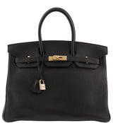 Birkin 35 Black Togo GHW
