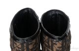 Fendi FF Brown Monogram Boots