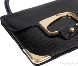 Stephane Rolland Talitha Black Crocodile Bag