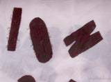 Pink Logo Patches Scarf