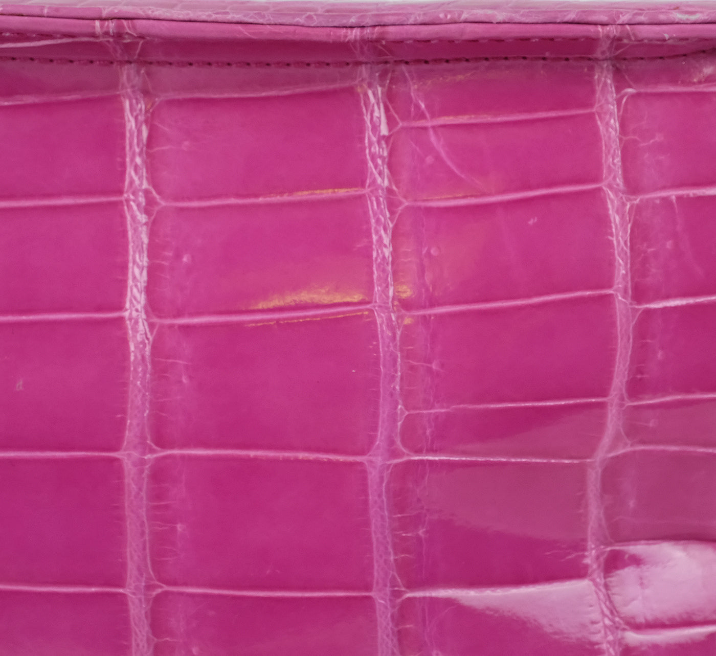 Tiffany & Co. Cornelia Purple Crocodile Lunch Box Shoulder Bag