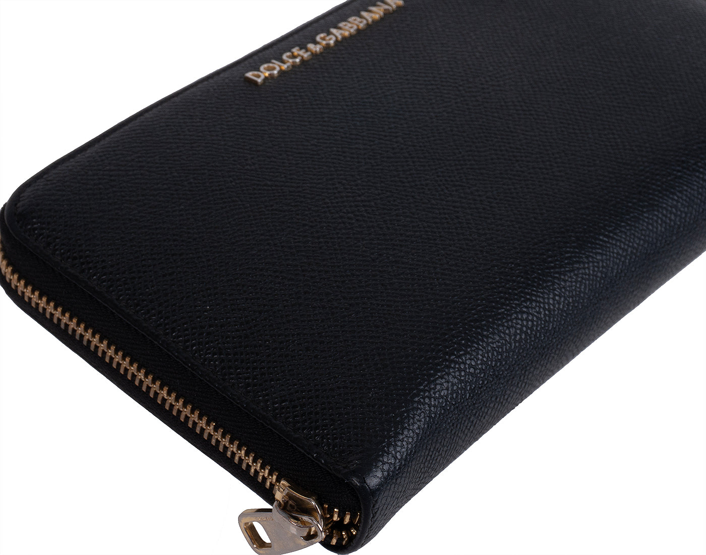 Dolce & Gabbana Black Wallet Stampa Dauphine
