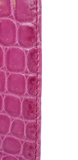 Tiffany & Co. Cornelia Purple Crocodile Lunch Box Shoulder Bag