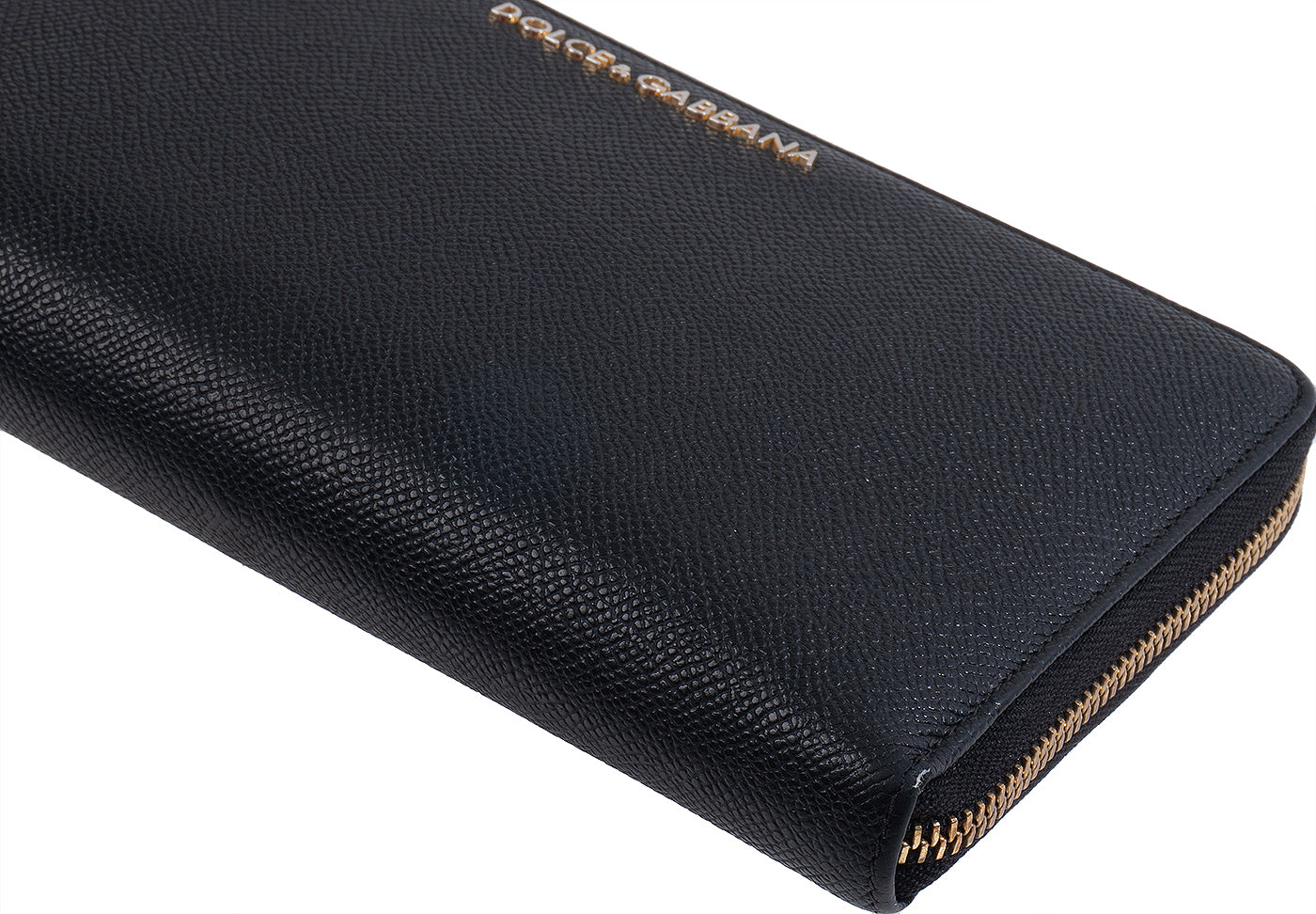Dolce & Gabbana Black Wallet Stampa Dauphine